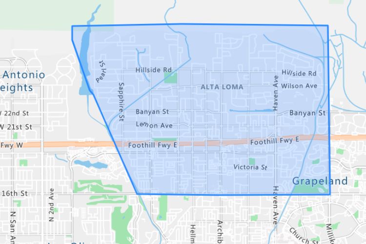 Alta Loma School District Boundaries Map | Alta Loma School District Boundaries Homes For Sale | Alvin Tapia