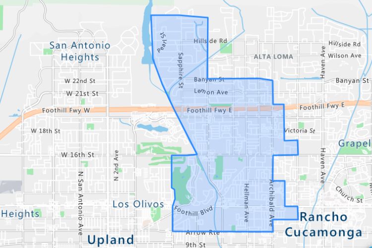 Alta Loma High School Boundaries Map | Homes For Sale In Alta Loma High School Boundaries | Alvin Tapia