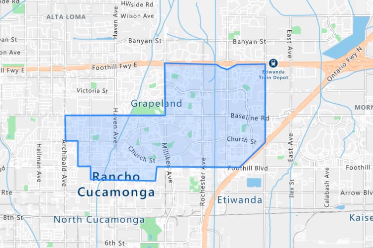 Rancho Cucamonga High School Map | Homes For Sale In Rancho Cucamonga High School Boundaries | Alvin Tapia